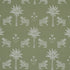 Tiger Palm Silhouette Outdoor fabric in sage color - pattern number 182841 - by Schumacher in the Atelier Paris collection