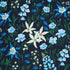 Oz Floral fabric in ebony color - pattern number 182850 - by Schumacher in the Patrick Mele collection