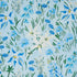 Oz Floral fabric in sky color - pattern number 182851 - by Schumacher in the Patrick Mele collection