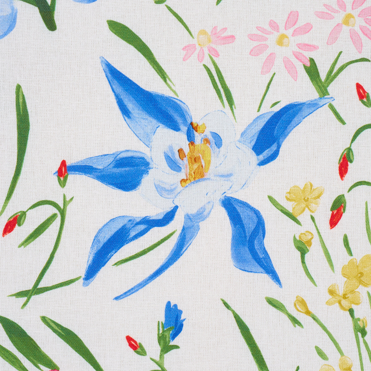 Oz Floral fabric in multi color - pattern number 182852 - by Schumacher in the Patrick Mele collection