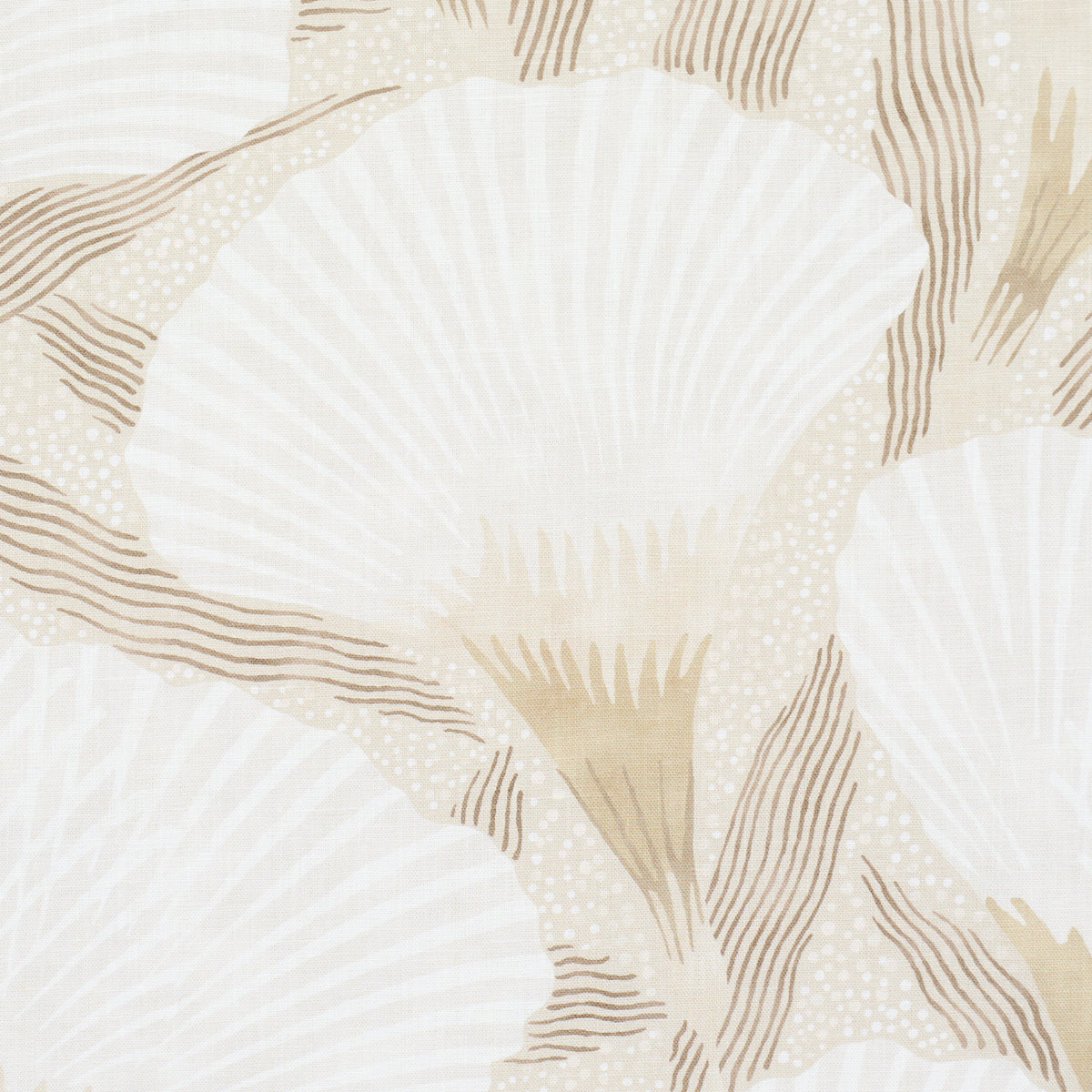 Constance fabric in neutral color - pattern number 182860 - by Schumacher in the Japonisme collection