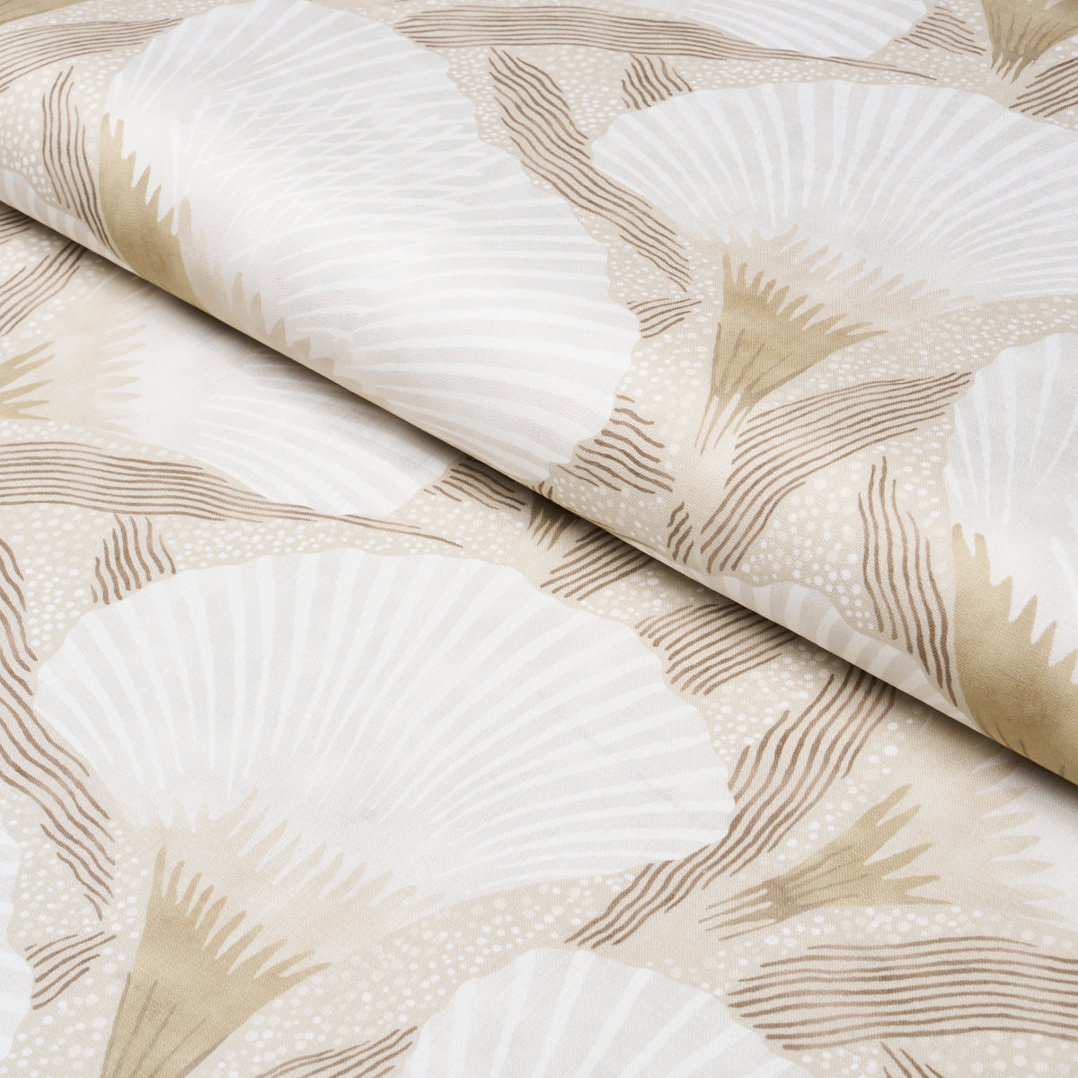 Constance fabric in neutral color - pattern number 182860 - by Schumacher in the Japonisme collection