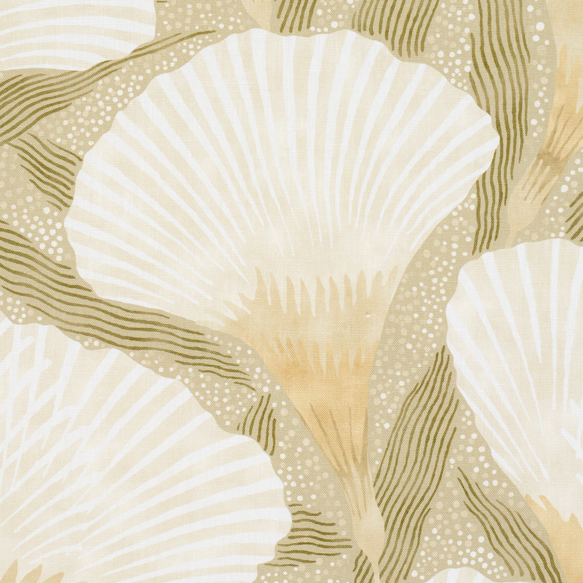 Constance fabric in olive color - pattern number 182861 - by Schumacher in the Japonisme collection