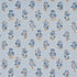 Anessa Hand-Screen Print fabric in Blue color - pattern number 182892 - by Schumacher in the Bohemia collection