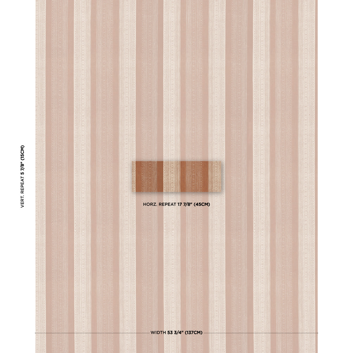 Calista Block Print fabric in Spice color - pattern number 182900 - by Schumacher in the Bohemia collection