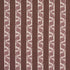 Priya Warp Print fabric in Bordeaux color - pattern number 182920 - by Schumacher in the Bohemia collection