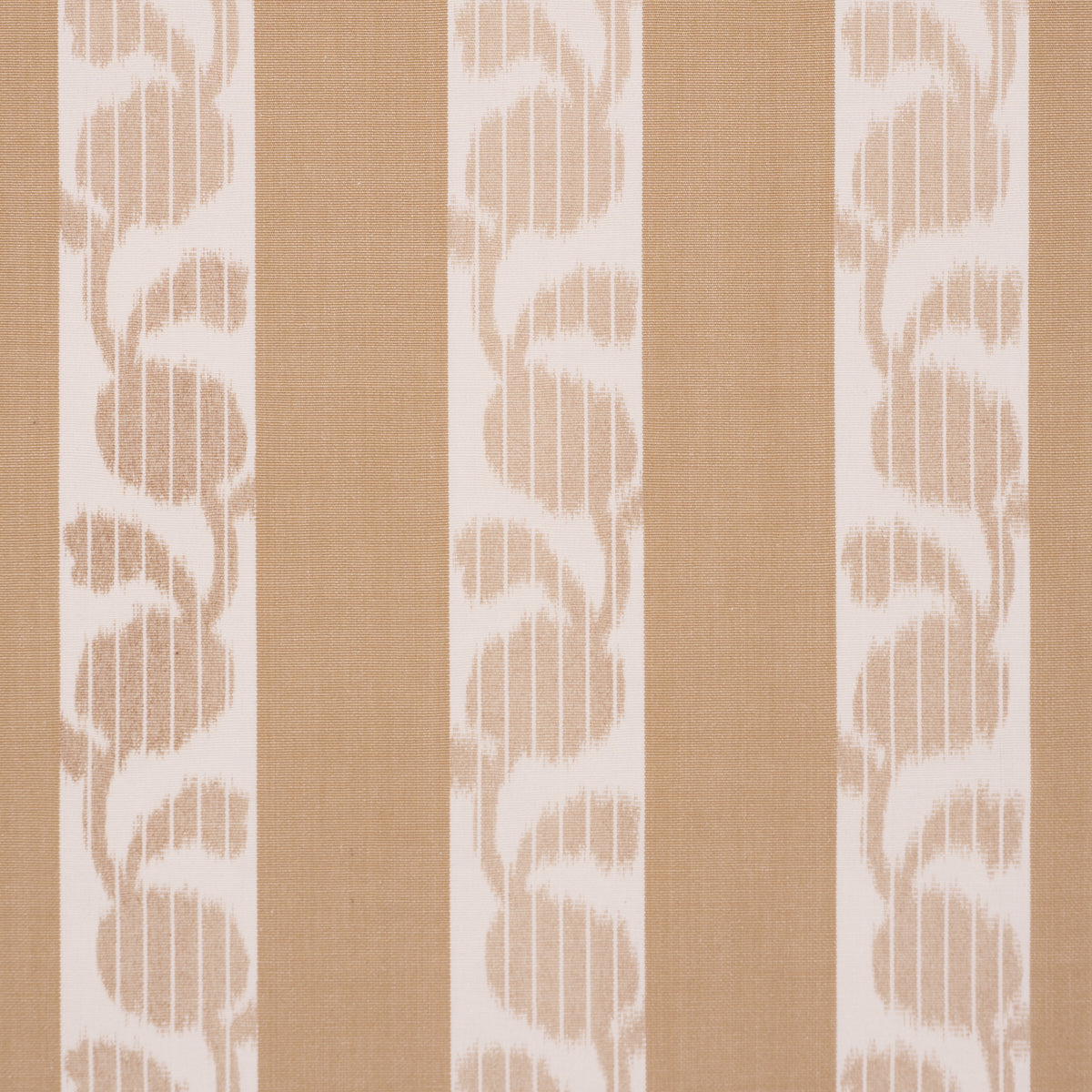 Priya Warp Print fabric in Sand color - pattern number 182921 - by Schumacher in the Bohemia collection