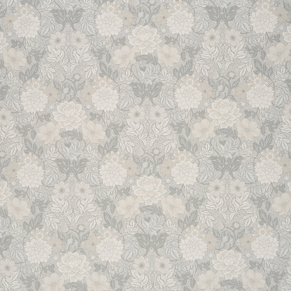 Dahlia Garden fabric in natural color - pattern number 182971 - by Schumacher in the Borastapeter collection