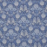 Dahlia Garden fabric in blue and white color - pattern number 182972 - by Schumacher in the Borastapeter collection