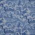 Indigo Garden fabric in blue and white color - pattern number 183012 - by Schumacher in the Borastapeter collection