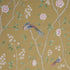 Paradise Birds fabric in gold color - pattern number 183032 - by Schumacher in the Borastapeter collection
