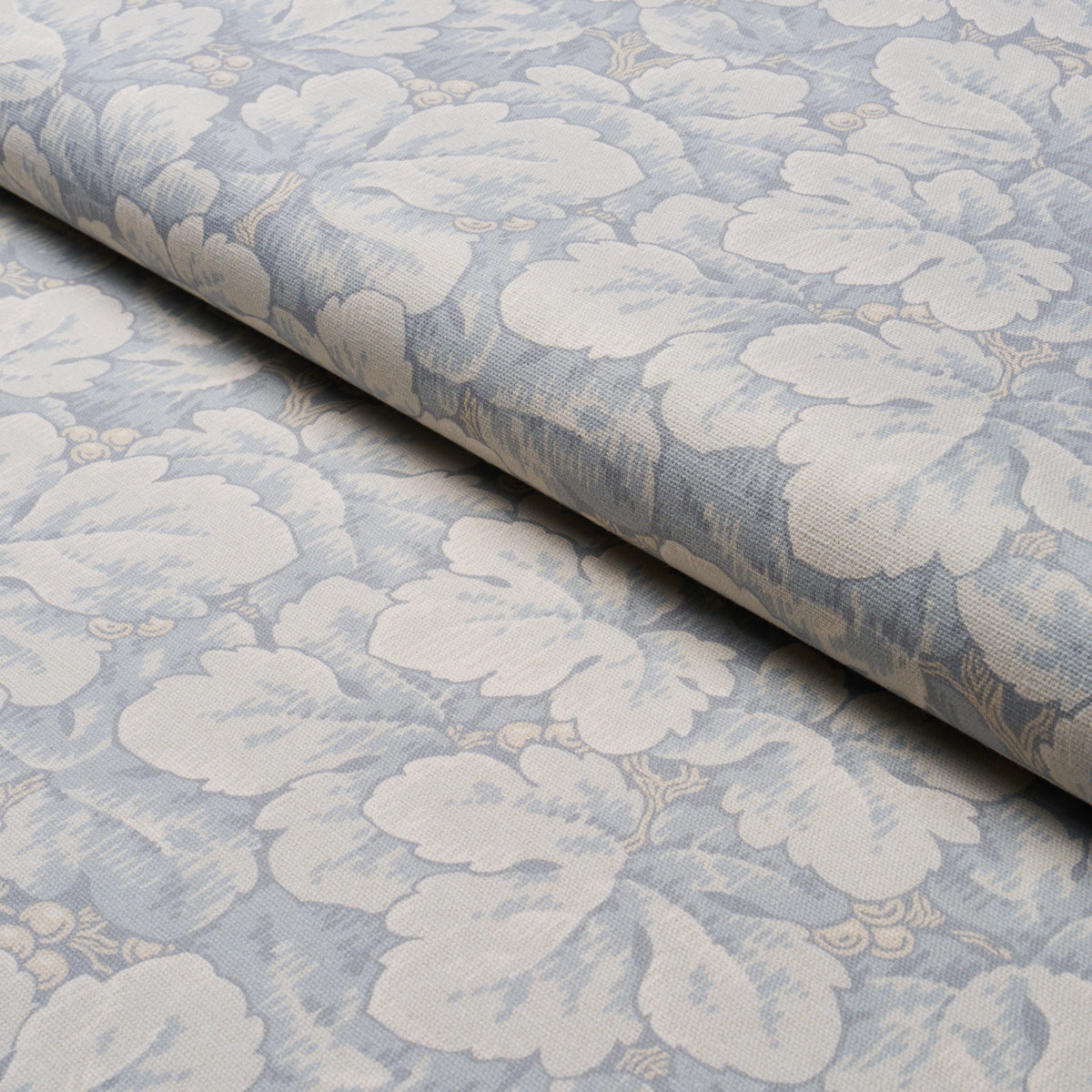 Waldemar fabric in soft blue color - pattern number 183041 - by Schumacher in the Borastapeter collection