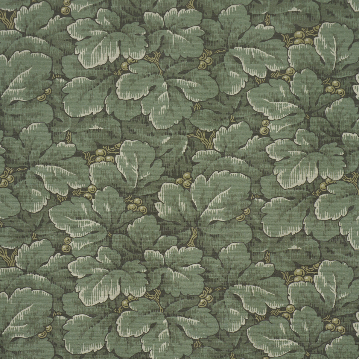 Waldemar fabric in spruce color - pattern number 183042 - by Schumacher in the Borastapeter collection