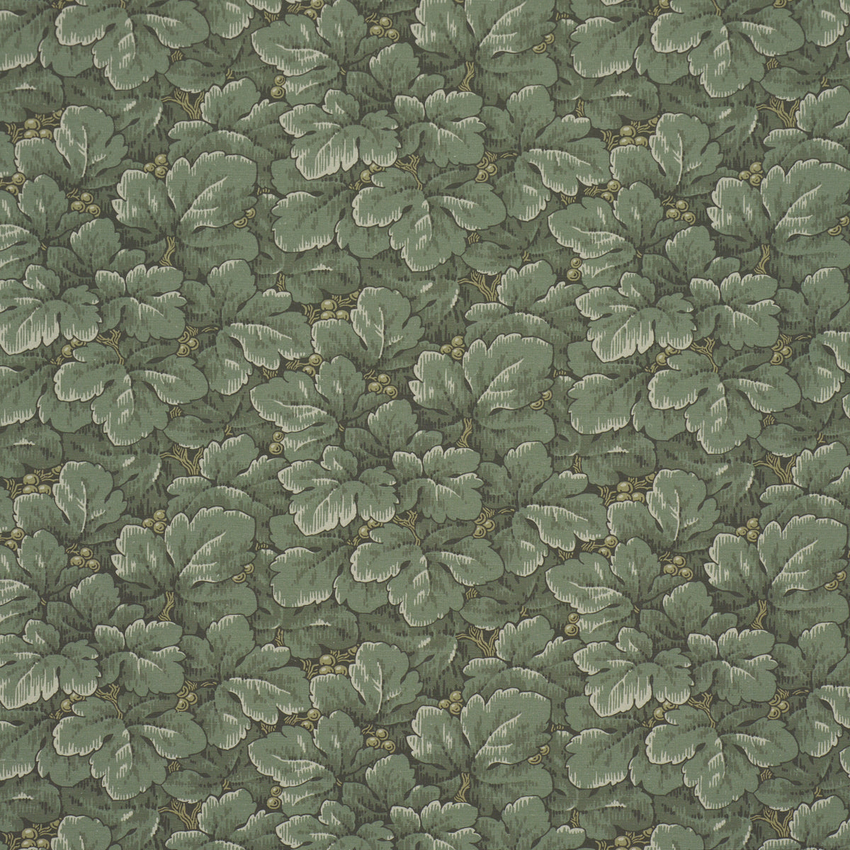 Waldemar fabric in spruce color - pattern number 183042 - by Schumacher in the Borastapeter collection