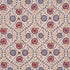 Athena Hand-Screen Print fabric in Red & Blue color - pattern number 183050 - by Schumacher in the Bohemia collection