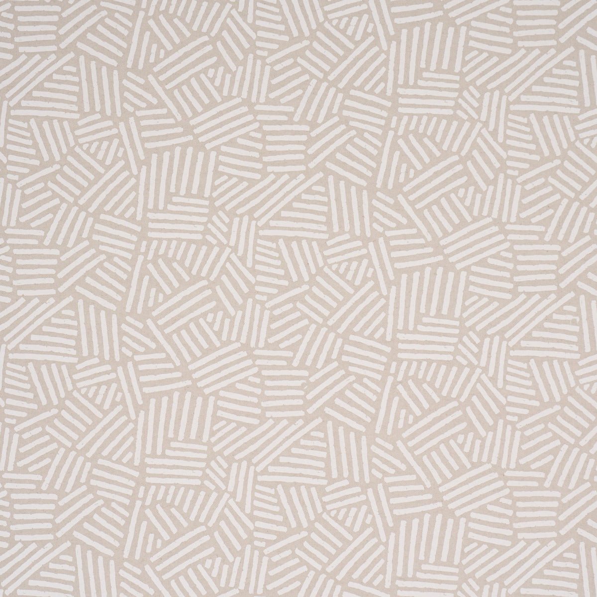 Hatchmark Hand Print fabric in Natural color - pattern number 183162 - by Schumacher in the Stars and Stripes collection