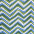 Chevron fabric in Green & Blue color - pattern number 183720 - by Schumacher in the Tillett collection