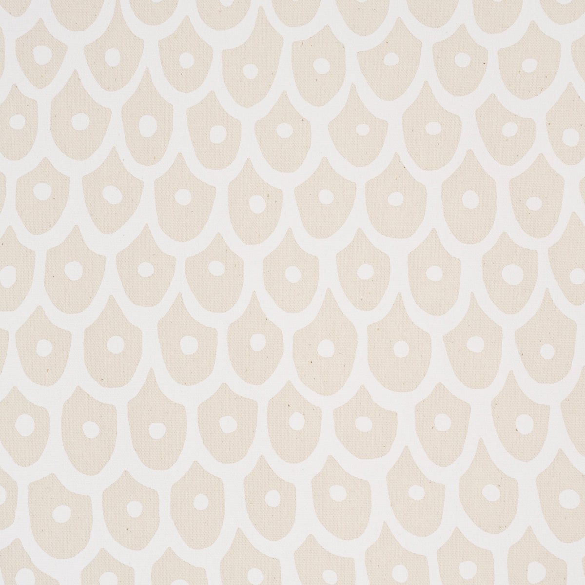 Fish Scales fabric in White On Natural color - pattern number 183730 - by Schumacher in the Tillett collection