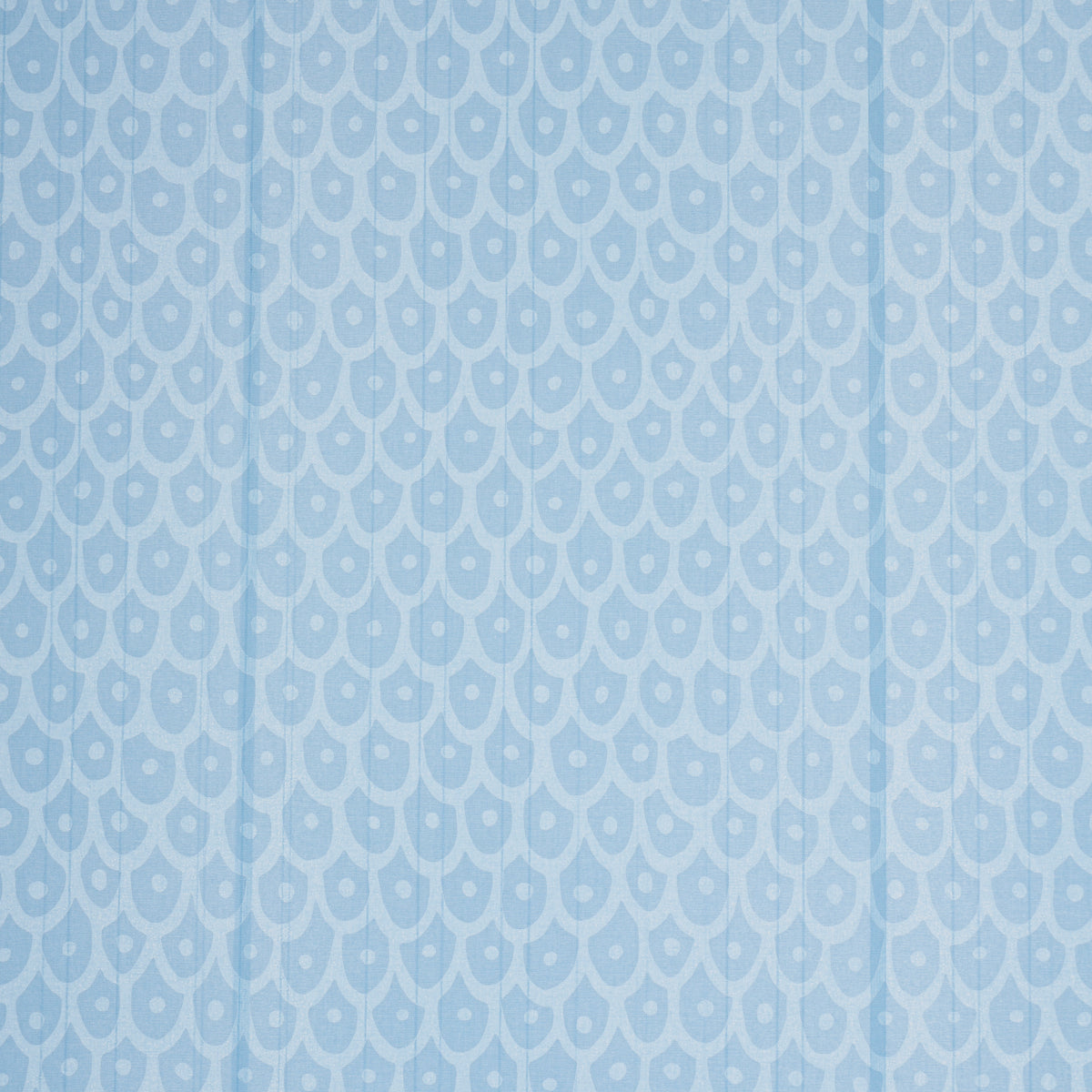 Fish Scales fabric in Sky color - pattern number 183731 - by Schumacher in the Tillett collection