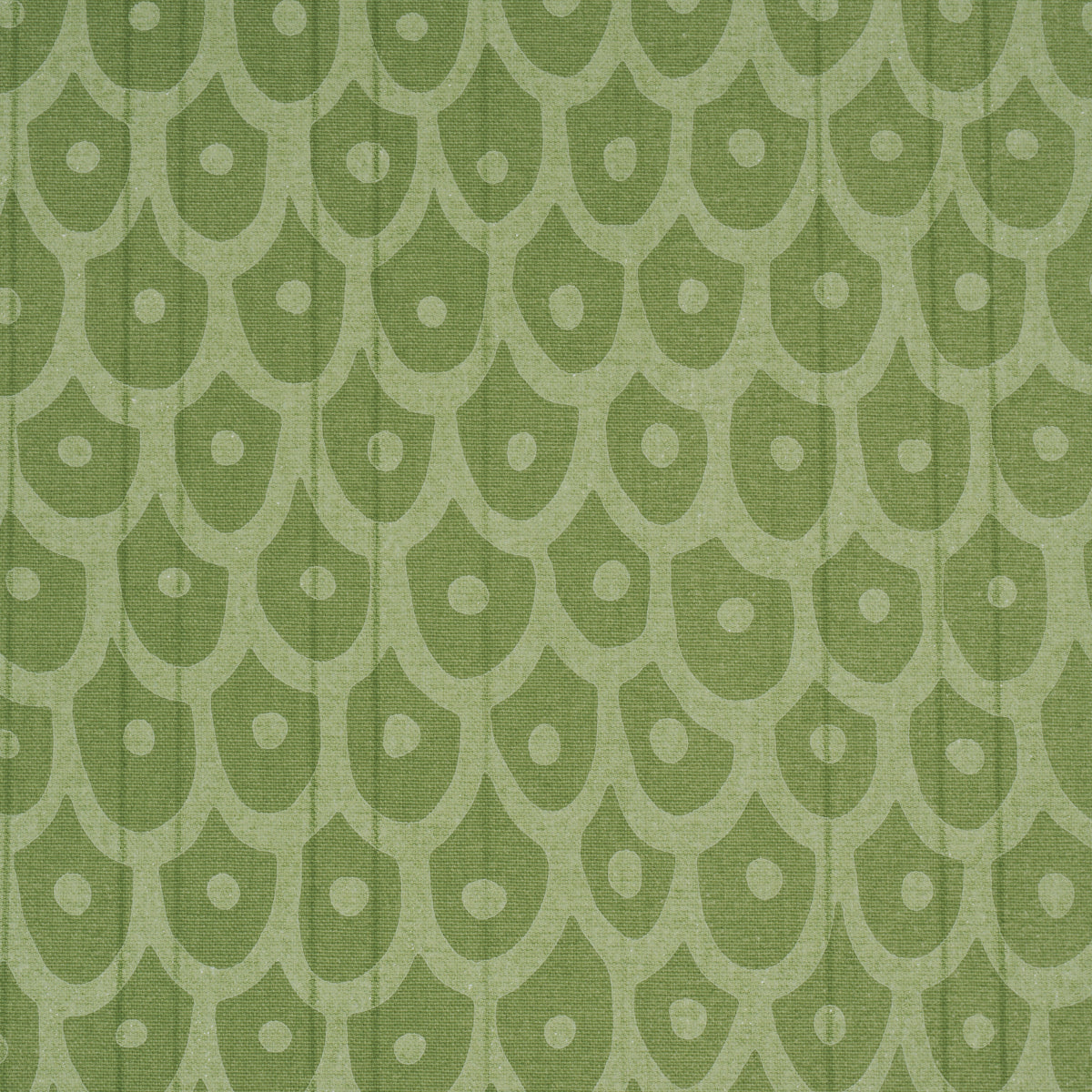 Fish Scales fabric in Green color - pattern number 183732 - by Schumacher in the Tillett collection