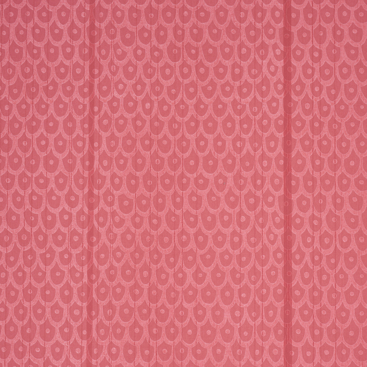 Fish Scales fabric in Red color - pattern number 183733 - by Schumacher in the Tillett collection