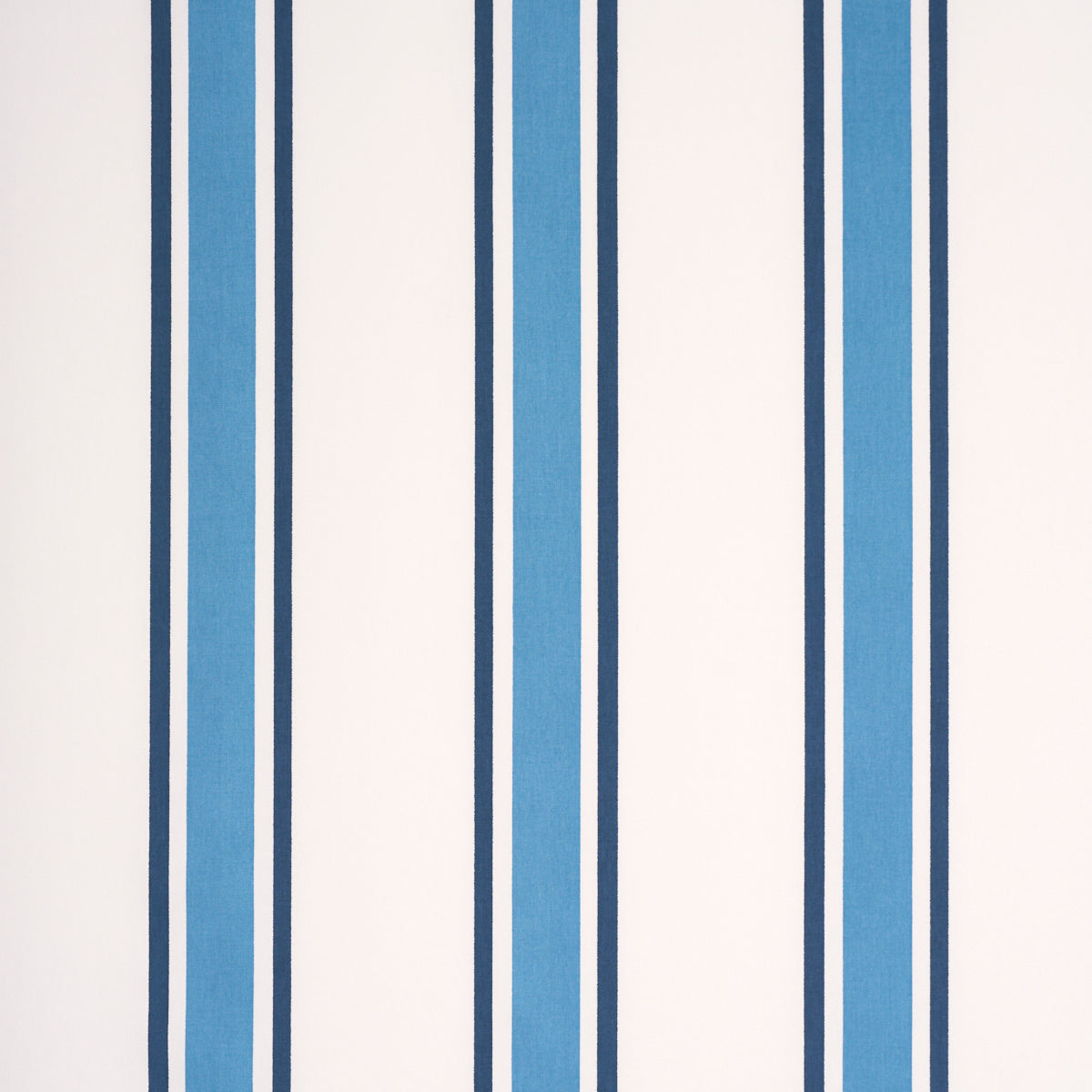 Hadwen Stripe fabric in Blues color - pattern number 183741 - by Schumacher in the Tillett collection