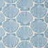 Scallop Shell fabric in Light Blue color - pattern number 183771 - by Schumacher in the Tillett collection