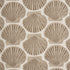 Scallop Shell fabric in Natural color - pattern number 183772 - by Schumacher in the Tillett collection