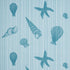 Seashells fabric in Ocean color - pattern number 183800 - by Schumacher in the Tillett collection
