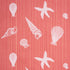 Seashells fabric in Coral color - pattern number 183802 - by Schumacher in the Tillett collection