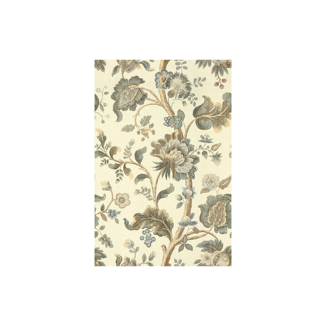 Treyes Print fabric in sage color - pattern 2010151.3.0 - by Lee Jofa in the Heritage collection