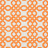 Well Connected fabric in clementine color - pattern 2011101.12.0 - by Lee Jofa in the Lilly Pulitzer II collection