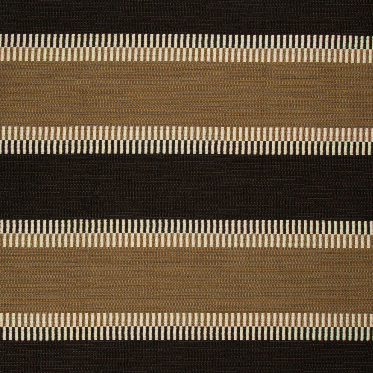 Dorinda Stripe fabric in mocha/onyx color - pattern 2012128.688.0 - by Lee Jofa in the Merkato collection