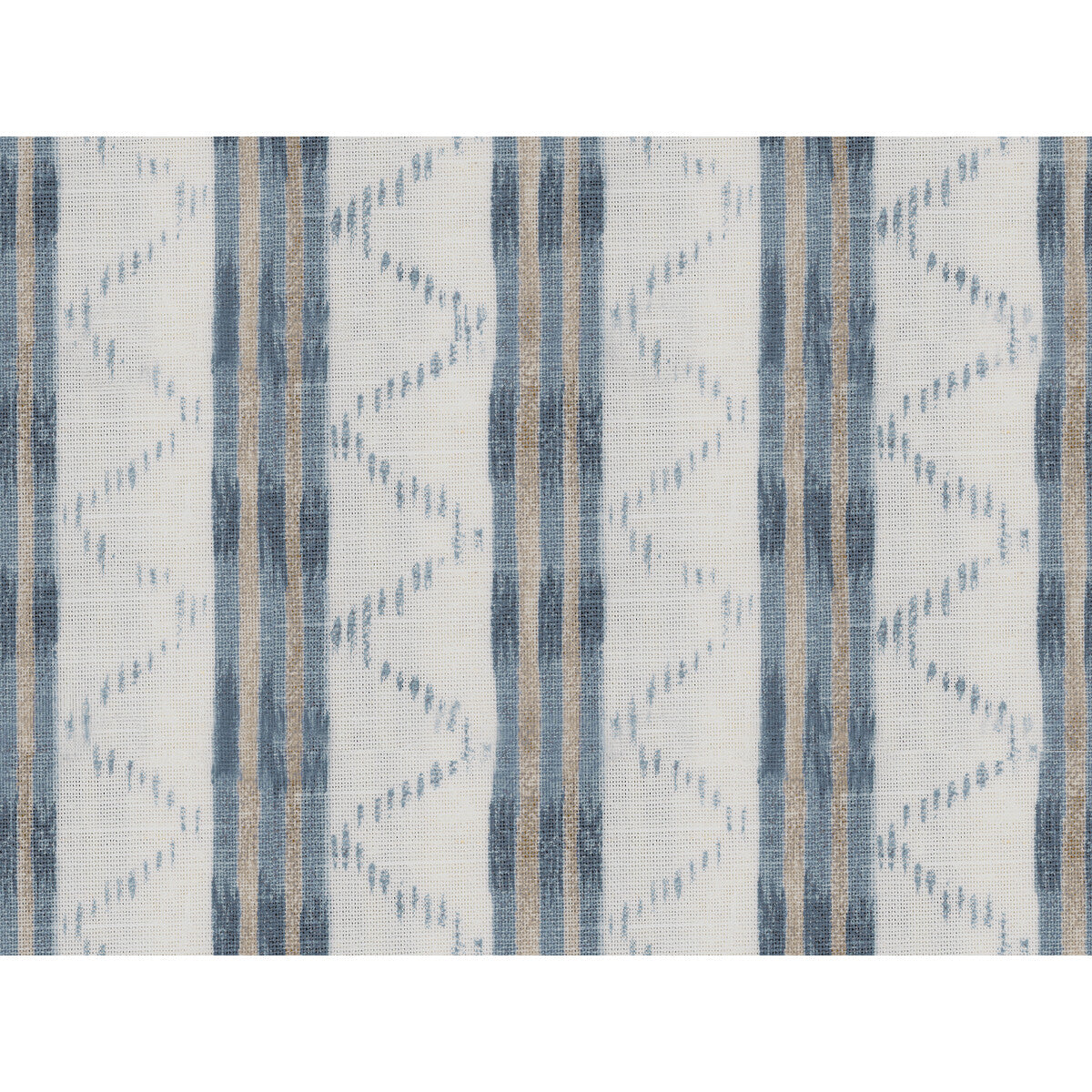 Makassar fabric in blue color - pattern 2017106.5.0 - by Lee Jofa in the Oscar De La Renta III collection