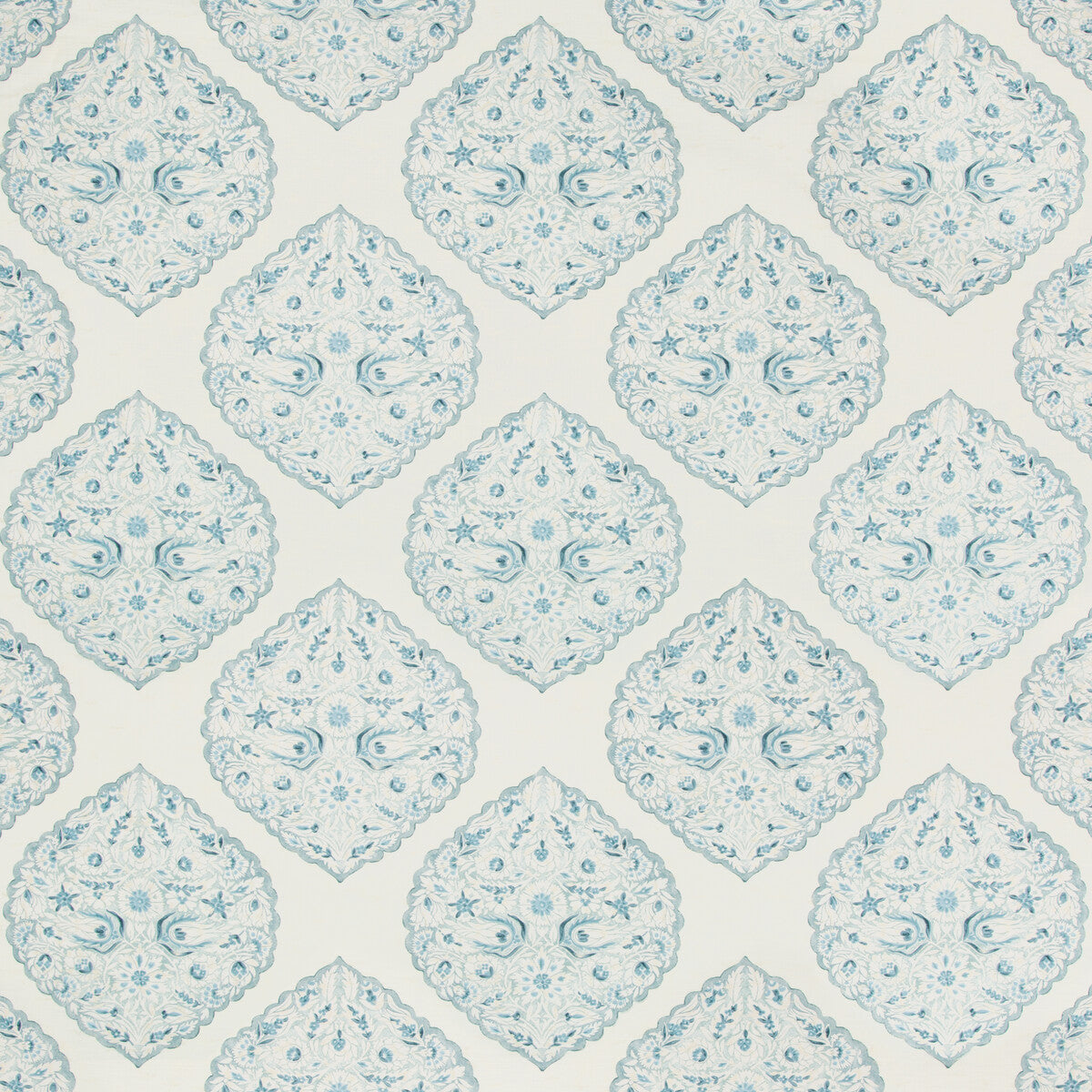 Lido Print fabric in sky color - pattern 2017165.5.0 - by Lee Jofa in the Westport collection