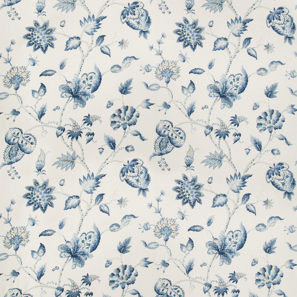 Hollin Print fabric in indigo color - pattern 2019105.150.0 - by Lee Jofa in the Manor House collection