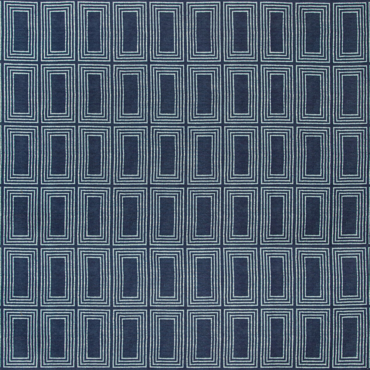 Cadre fabric in indigo color - pattern 2019126.501.0 - by Lee Jofa