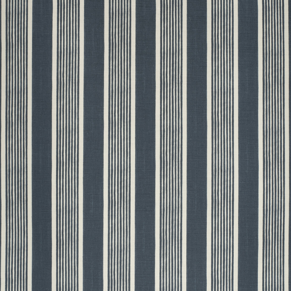 Elba Stripe fabric in navy color - pattern 2020131.501.0 - by Lee Jofa in the Paolo Moschino Fabrics collection