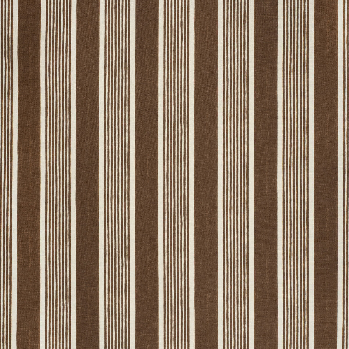 Elba Stripe fabric in brown color - pattern 2020131.661.0 - by Lee Jofa in the Paolo Moschino Fabrics collection