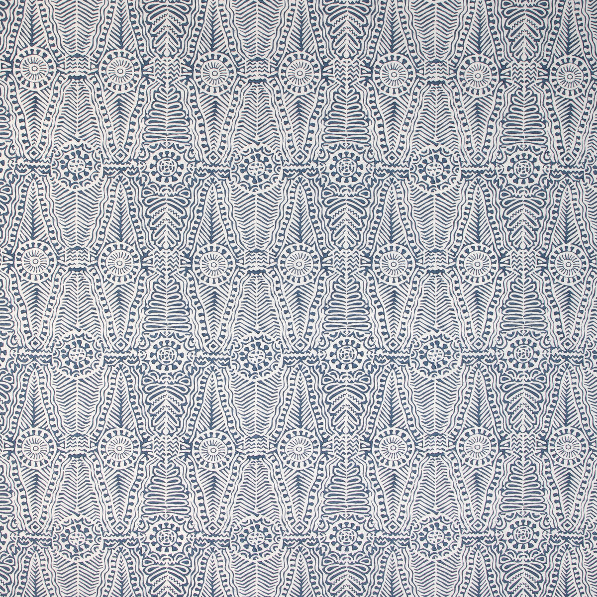 Drayton Print fabric in indigo color - pattern 2020184.50.0 - by Lee Jofa in the Clare Prints collection