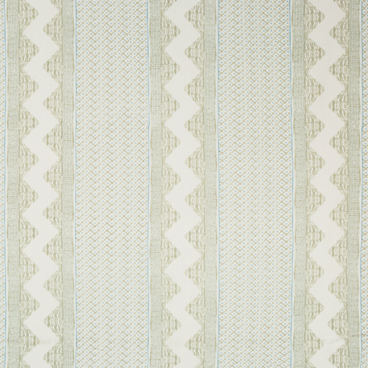 Whitaker Print fabric in sage/aqua color - pattern 2020188.2313.0 - by Lee Jofa in the Avondale collection