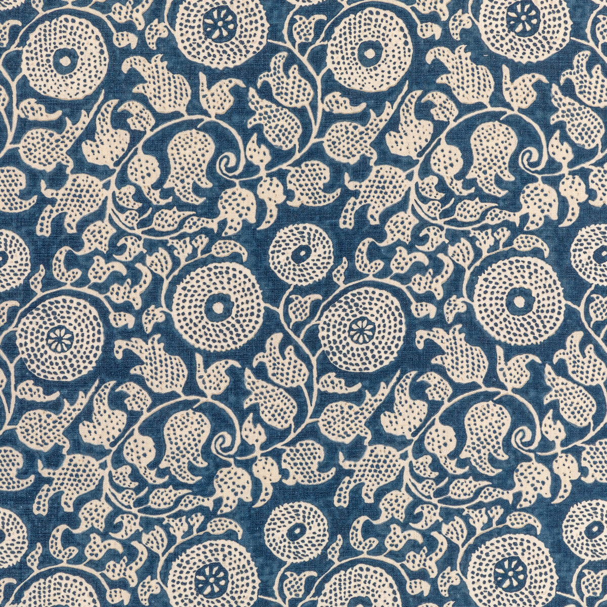 Eldora Print fabric in indigo color - pattern 2020204.50.0 - by Lee Jofa in the Breckenridge collection