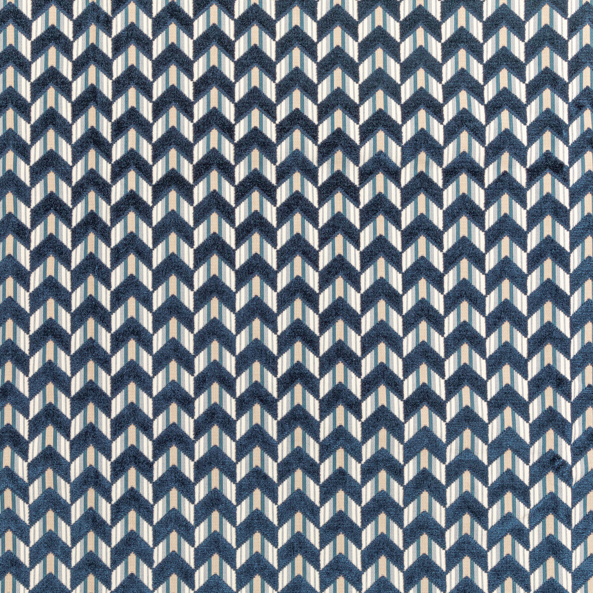 Bailey Velvet fabric in navy color - pattern 2020207.50.0 - by Lee Jofa in the Breckenridge collection
