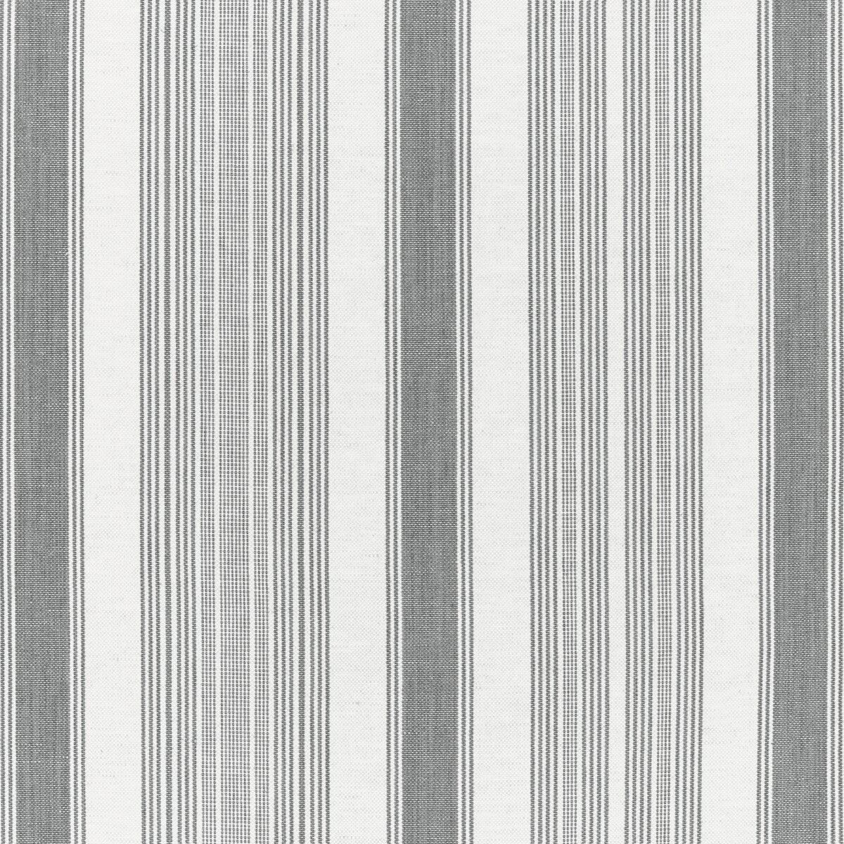 Tablada Stripe fabric in smoke color - pattern 2021102.1101.0 - by Lee Jofa in the Triana Weaves collection