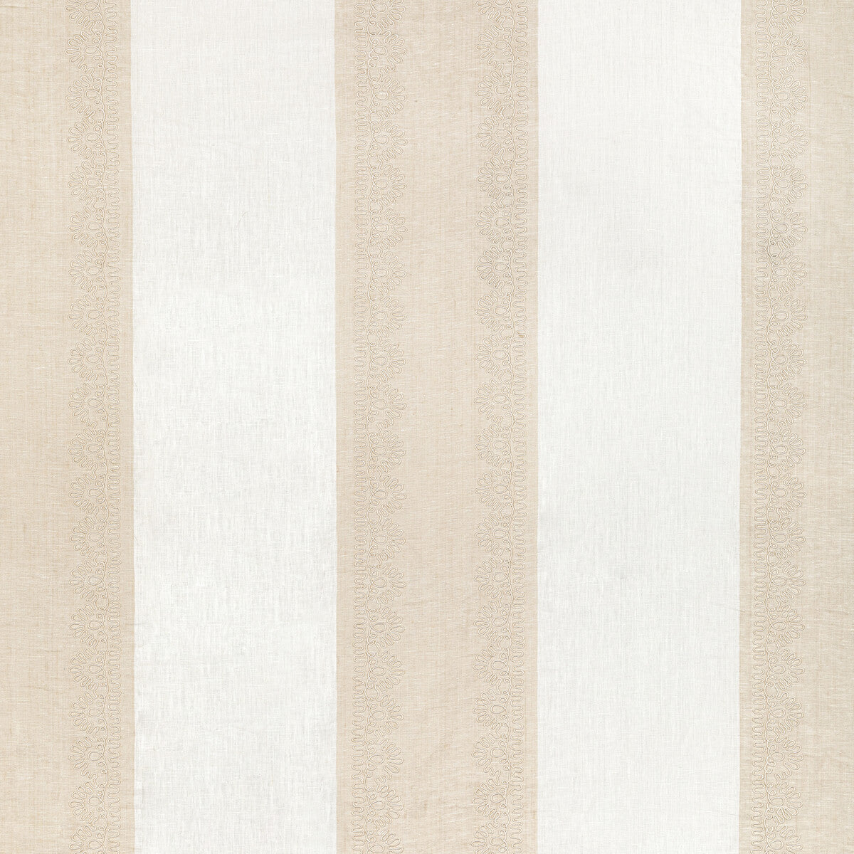 Banner Sheer fabric in buff color - pattern 2021123.116.0 - by Lee Jofa in the Summerland collection