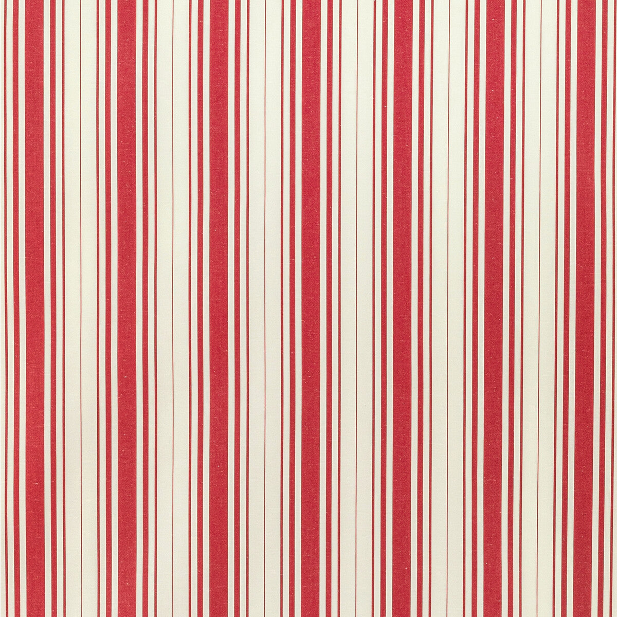 Baldwin Stripe fabric in poppy color - pattern 2022100.19.0 - by Lee Jofa in the Sarah Bartholomew collection