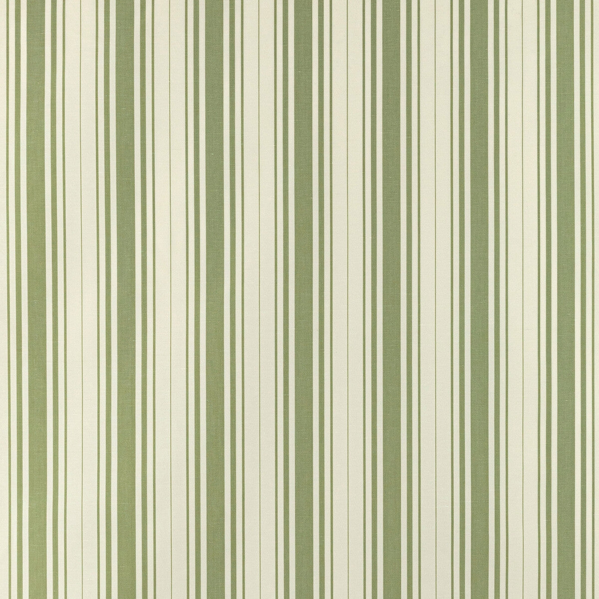 Baldwin Stripe fabric in fern color - pattern 2022100.3.0 - by Lee Jofa in the Sarah Bartholomew collection