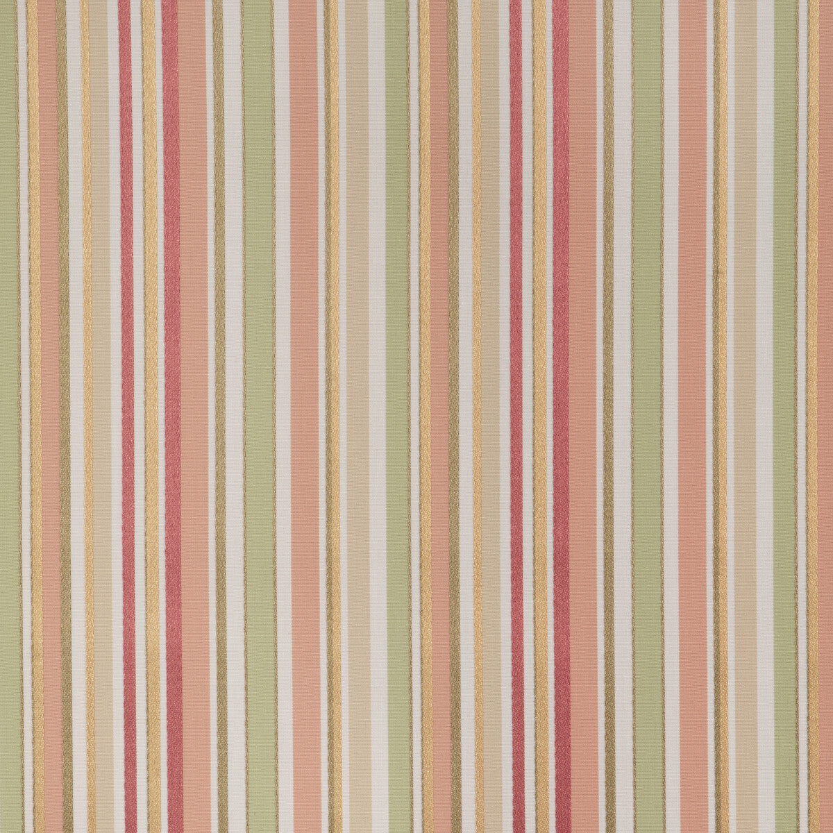 Siders Stripe fabric in blush/sage color - pattern 2023103.73.0 - by Lee Jofa in the Highfield Stripes And Plaids collection