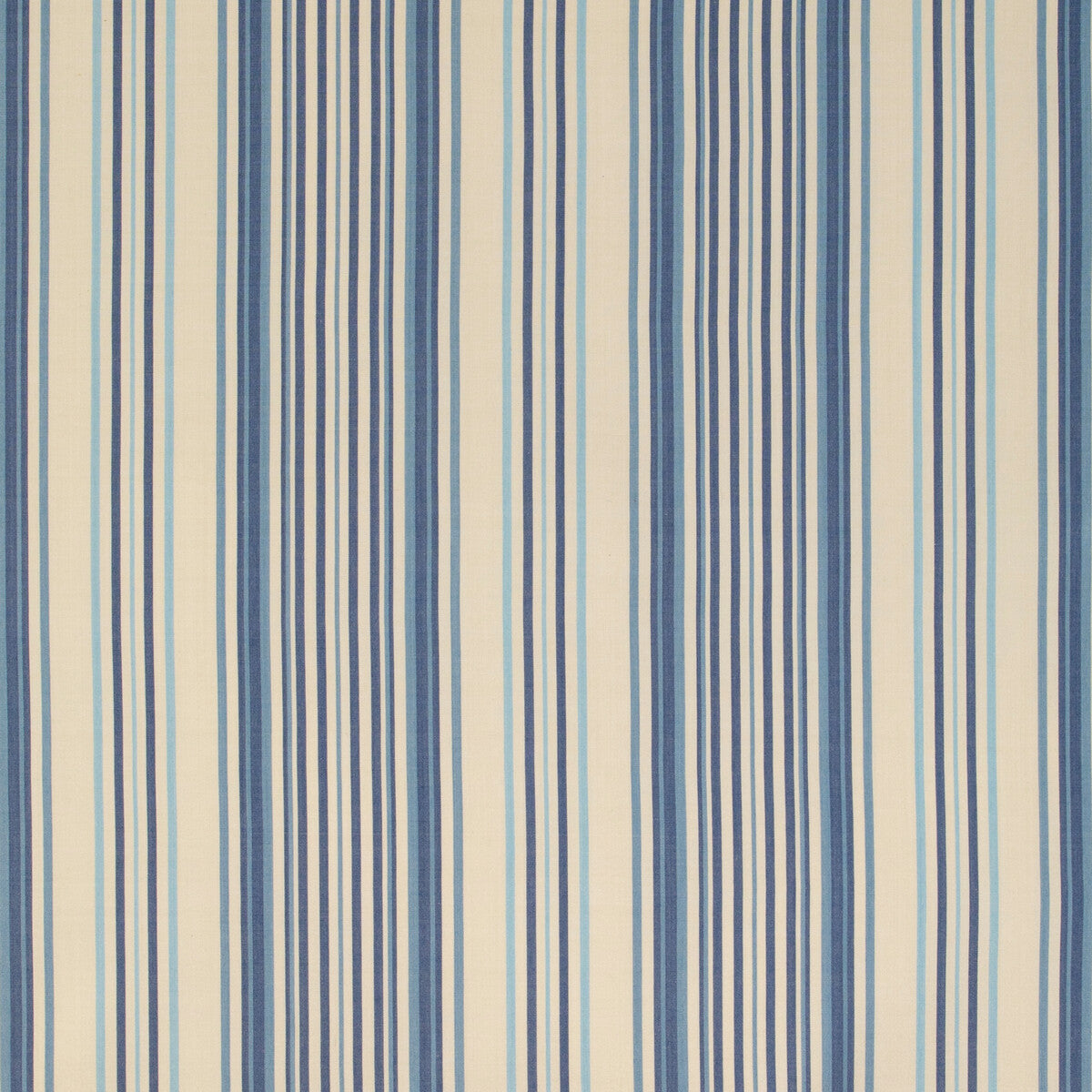 Upland Stripe fabric in sky color - pattern 2023104.1615.0 - by Lee Jofa in the Highfield Stripes And Plaids collection