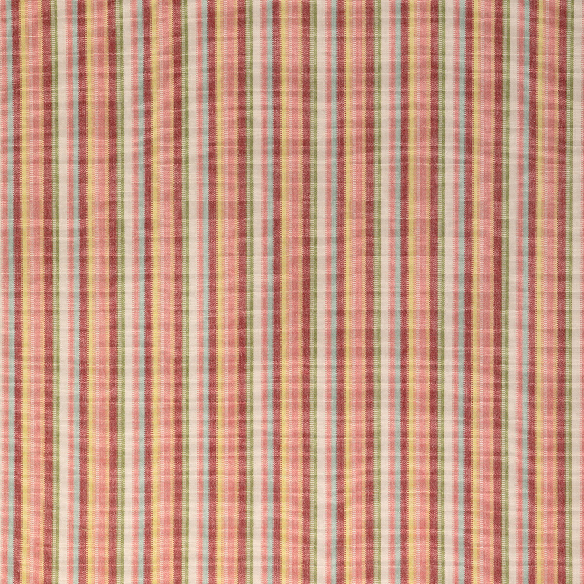 Sandbanks Stripe fabric in red/rose color - pattern 2023105.197.0 - by Lee Jofa in the Highfield Stripes And Plaids collection